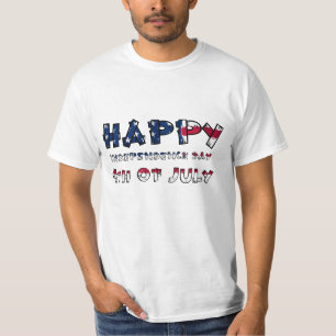 T-shirt Fête de l'Indépendance de l'Amérique imprimé T-shi