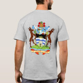 T-shirt Fête de l'indépendance du drapeau d'Antigua-et-Bar (Dos)