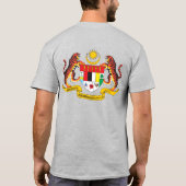 T-shirt Fête de l'indépendance du drapeau de la Malaisie (Dos)