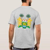 T-shirt Fête de l'indépendance du drapeau de la Sierra Leo (Dos)