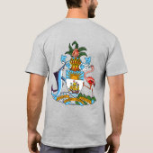 T-shirt Fête de l'indépendance du drapeau des Bahamas (Dos)