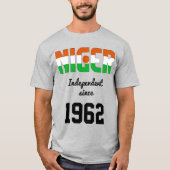 T-shirt Fête de l'indépendance du drapeau du Niger (Devant)