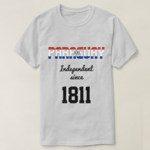 T-shirt Fête de l'indépendance du Paraguay
