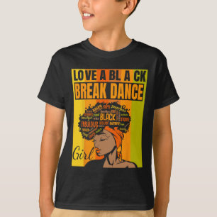 T-shirt Fête de l'Indépendance Noire - Amour Une Danse Bla