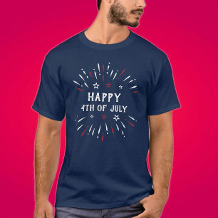 T-shirt Fête de l'Indépendance patriotique Américaine 4 ju