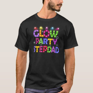 T-shirt Fête de lumière des hommes Stepdad Fête d'annivers