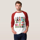T-shirt Fête de Noël affreuse (Devant entier)