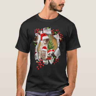 T-shirt Fête de Noël avec les amoureux des animaux