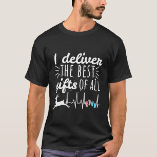 T-shirt Fête de Noël de la sage-femme Doula Travail Infirm