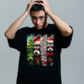 T-shirt Fête de Noël de Panda Trash Custom