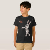 T-shirt Fête de Pâques Rabbit Football Quartier Fun Boys G (Devant entier)