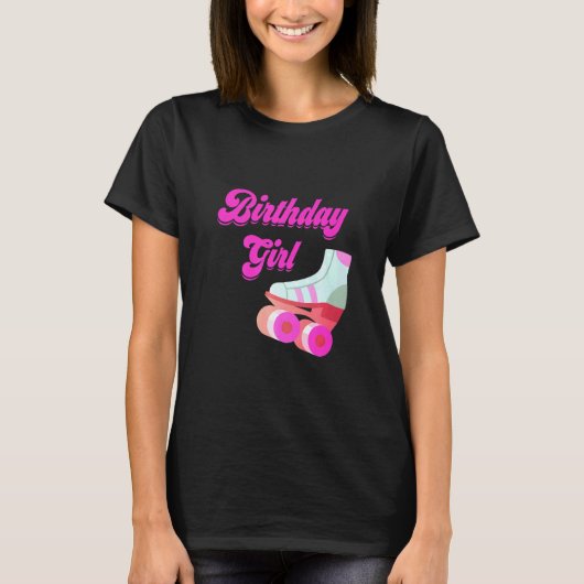 T-shirt Fête de patinage de Roller (Devant)