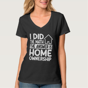 T-shirt Fête de pendaison de crémaillère de propriété de m