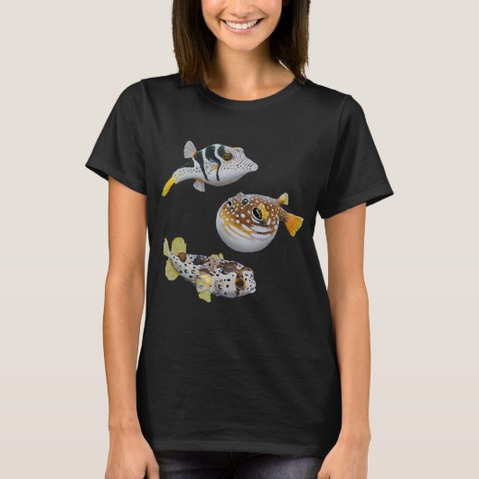 T-shirt Fête de poisson-globe (Devant)