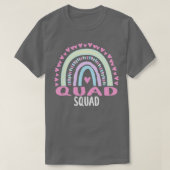 T-shirt Fête de quad Correspondant femmes Appréciation plu (Design devant)