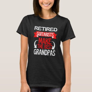 T-shirt Fête de retraite de grand-père grand-père guitaris