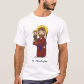 T-shirt Fête de Saint Christophe Saint (Devant)