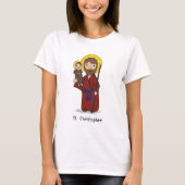 T-shirt Fête de Saint Christophe Saint (Devant)