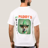 T-shirt Fête de Saint Paddy - Pot de Loisirs de Leprechaun (Dos)