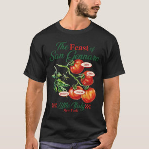 T-shirt Fête De San Gennaro Tomate Italie Alimentation Ita