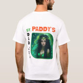 T-shirt Fête de St. Paddy - Irlandais Luck and Laughn (Dos)