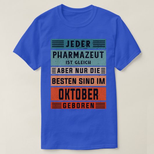 T-shirt Fête de technicien de laboratoire Fpharmacie née e (Design devant)