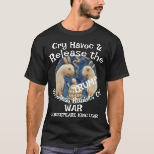 T-shirt Fête de Tump Crier Havoc Libérez Trump sans os