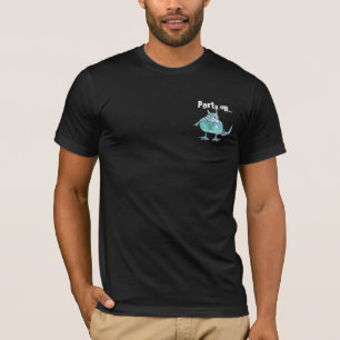 T-shirt Fête Dernière Nuit Monstres 2 Chemise T foncée