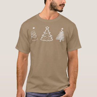 T-shirt Fête des arbres de Noël Hiver102