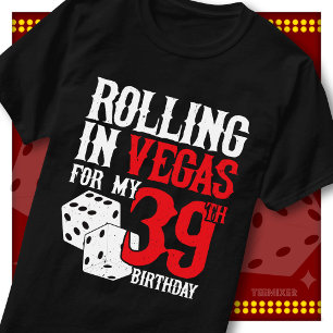 T-shirt Fête des dés de l'équipe pour les 39 ans de Rollin