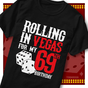 T-shirt Fête des dés pour les 69 ans de Rolling à Vegas Sq
