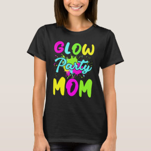 T-shirt Fête des enfants Maman Neon Lumières Fête des mère