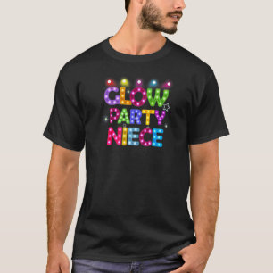 T-shirt Fête des femmes lueur Nièce Anniversaire Lumières 