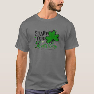 T-shirt Fête des femmes St Pttys, Drôle Shake Vos Shamrock