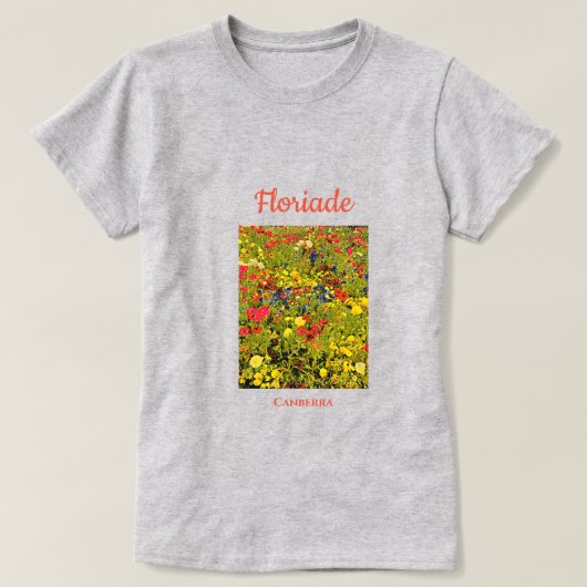 T-shirt Fête des fleurs de la Floriade Canberra (Design devant)