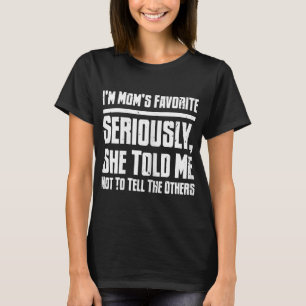 T-shirt Fête des frères et soeurs préférés de Im Moms