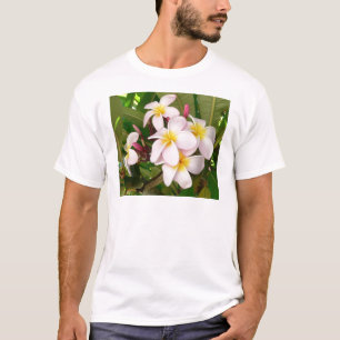 T-shirt Fête des mariées de fleurs d'Aloha Hawaii Frangipa