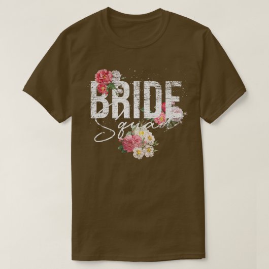T-shirt Fête des mariées de la brigade des fleurs femmes B (Design devant)