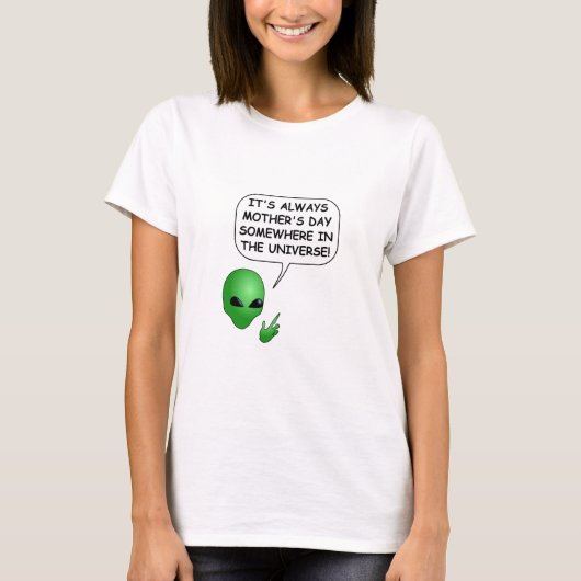T-shirt Fête des mères Aliens (Devant)