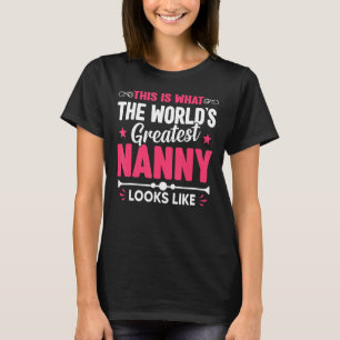 T-shirt Fête des Mères C'est la plus grande nounou du mond