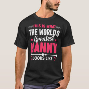 T-shirt Fête des Mères C'est la plus grande nounou du mond