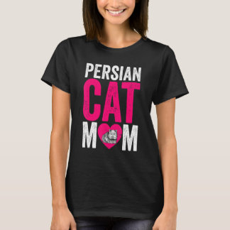 T-shirt Fête des Mères Chat Mama Chat Fourrure Parent Pers
