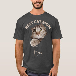 T-shirt Fête des Mères Chat Maman cadeaux 2022, Funny Best