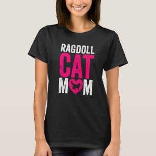 T-shirt Fête des Mères Chat Maman Chat Ragdoll Chat Maman