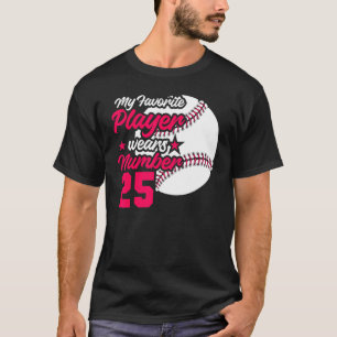 T-shirt Fête des mères de baseball masculin Mon bal de bas