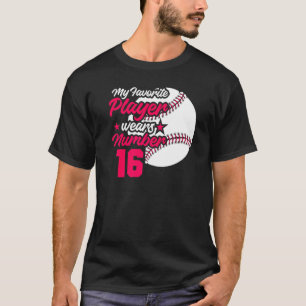 T-shirt Fête des mères de baseball masculin Mon bal de bas