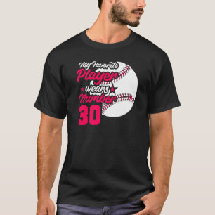 T-shirt Fête des mères de baseball masculin Mon bal de bas