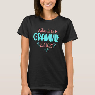 T-shirt Fête des mères de femmes bientôt Grammie Est 2023