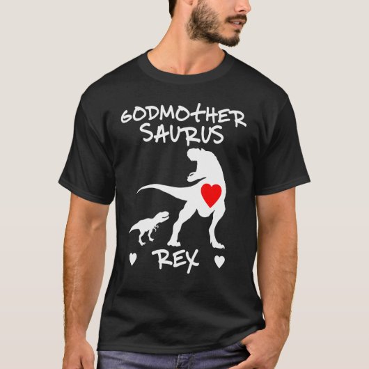 T-shirt Fête des mères de Godmère Saurus Rex Dinosaur (Devant)