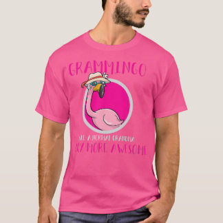 T-shirt Fête des mères de grand-mère Flamant rose